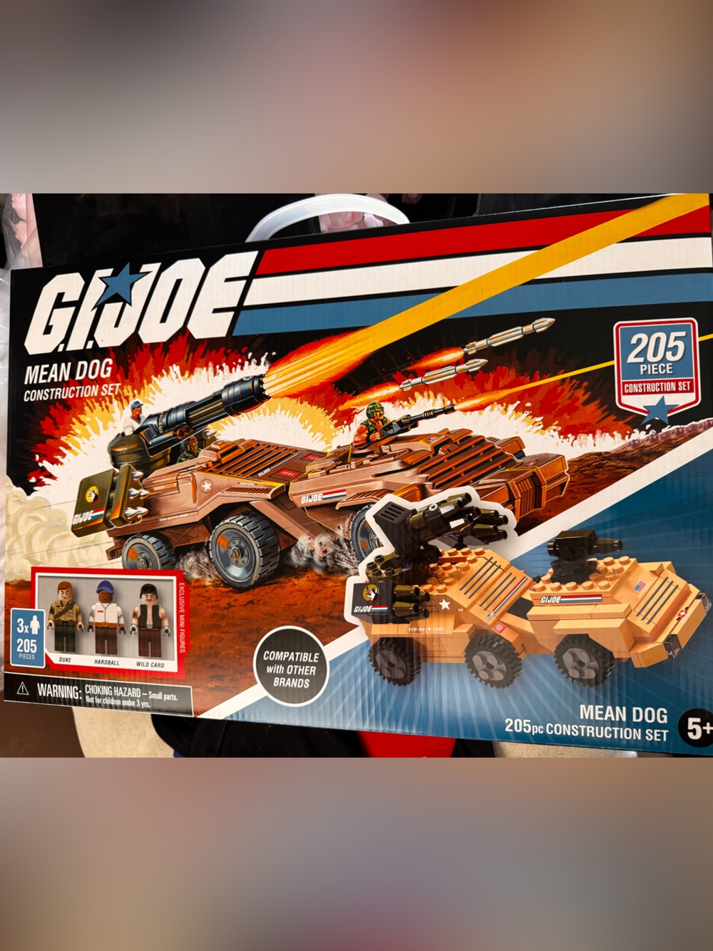 Hasbro G.I. Joe Mean Dog Construction Set - Tan, Black, Blue